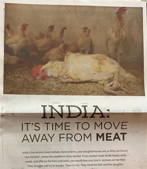 Peta Newspaper Ad