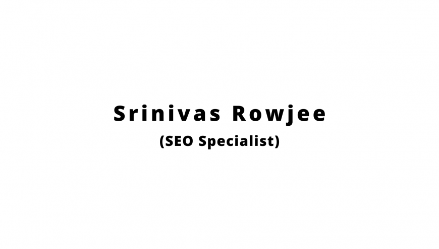 Srinivas-Rowje